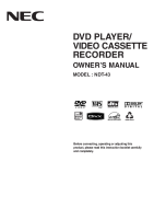 NEC NDT-43 - Owners Manual 